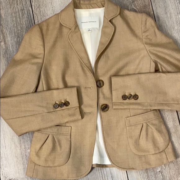 Banana Republic Jackets & Blazers - Banana Republic Blazer Jacket | Camel |
